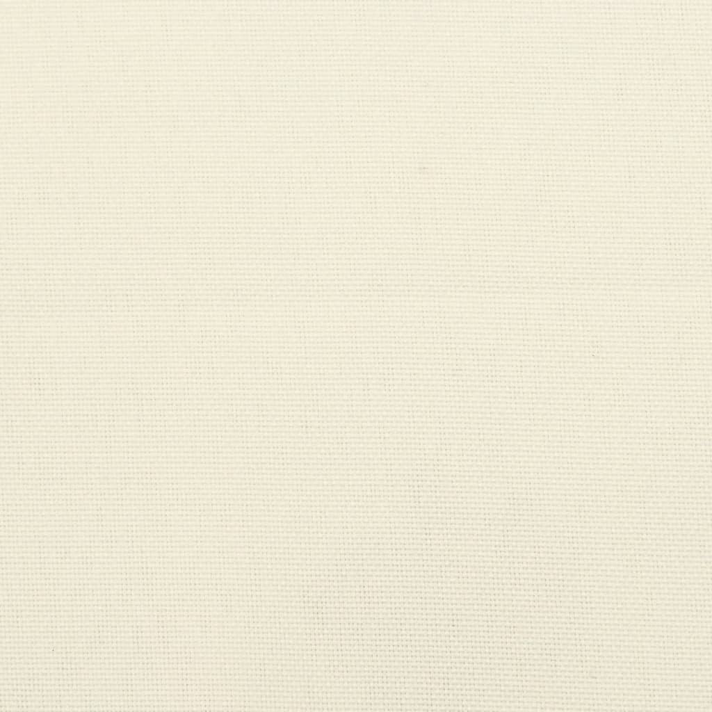 Jastuci za vrtne stolice 6 kom krem 120 x 50 x 3 cm od tkanine