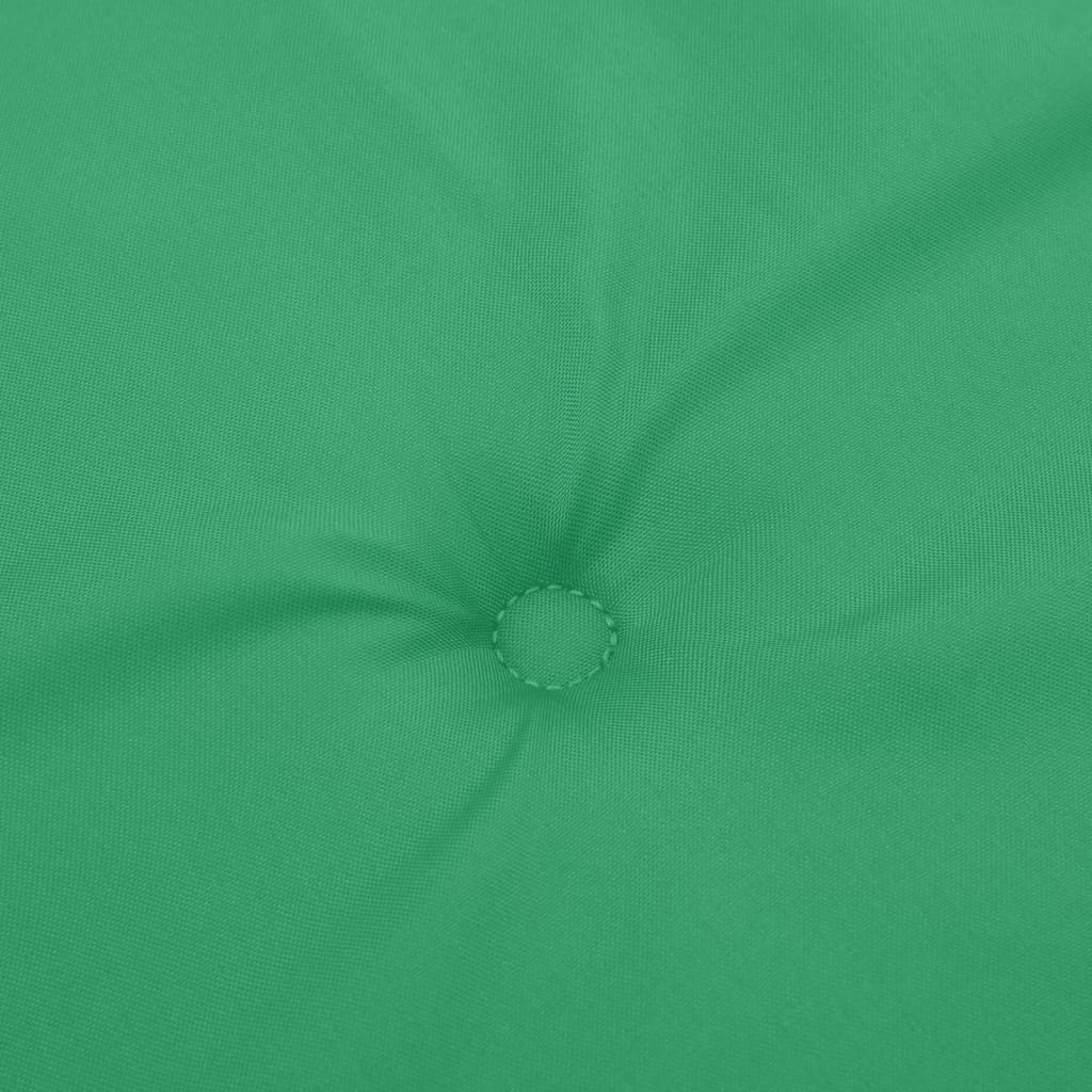Jastuci za vrtne stolice 6 kom zeleni 120x50x3 cm od tkanine