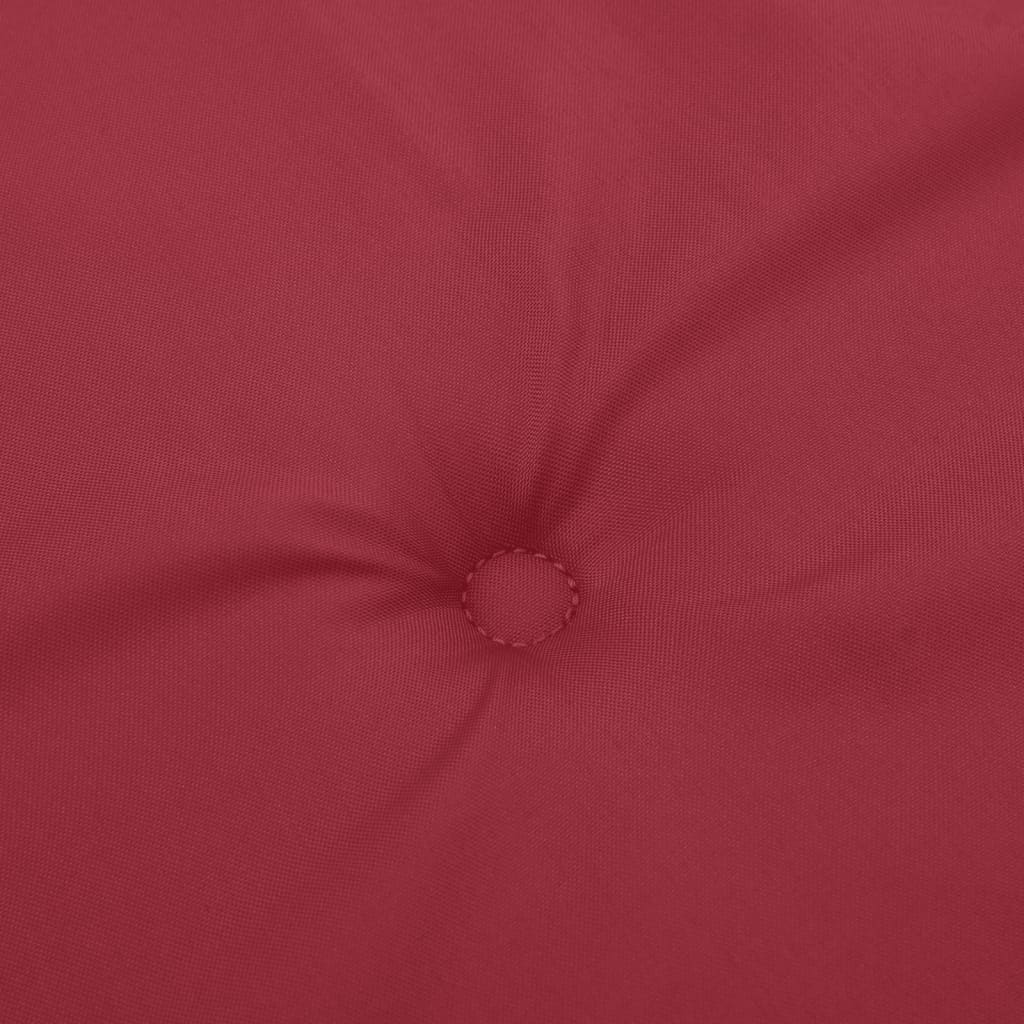 Jastuci za vrtne stolice 6 kom boja vina 120x50x3 cm od tkanine