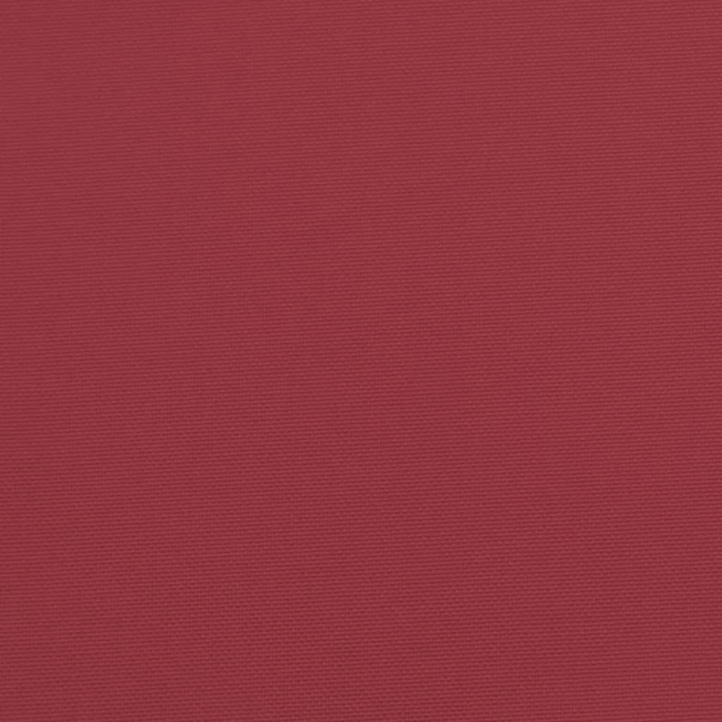 Jastuci za vrtne stolice 6 kom boja vina 120x50x3 cm od tkanine