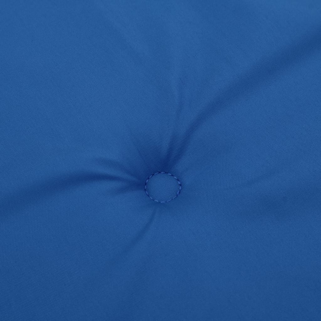 Jastuci za vrtne stolice 2 kom plavi 120 x 50 x 3 cm od tkanine