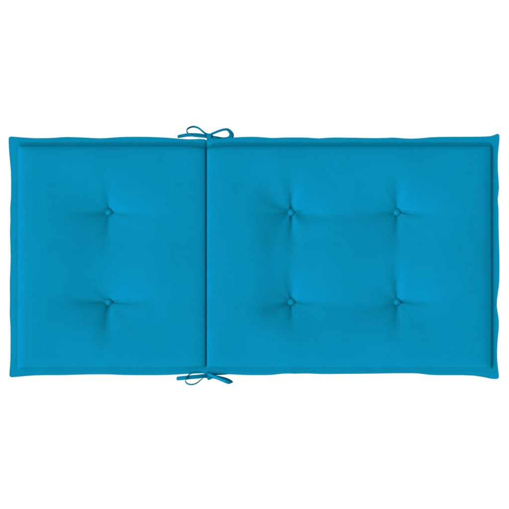 Jastuci za vrtne stolice 6 kom plavi 100 x 50 x 3 cm od tkanine