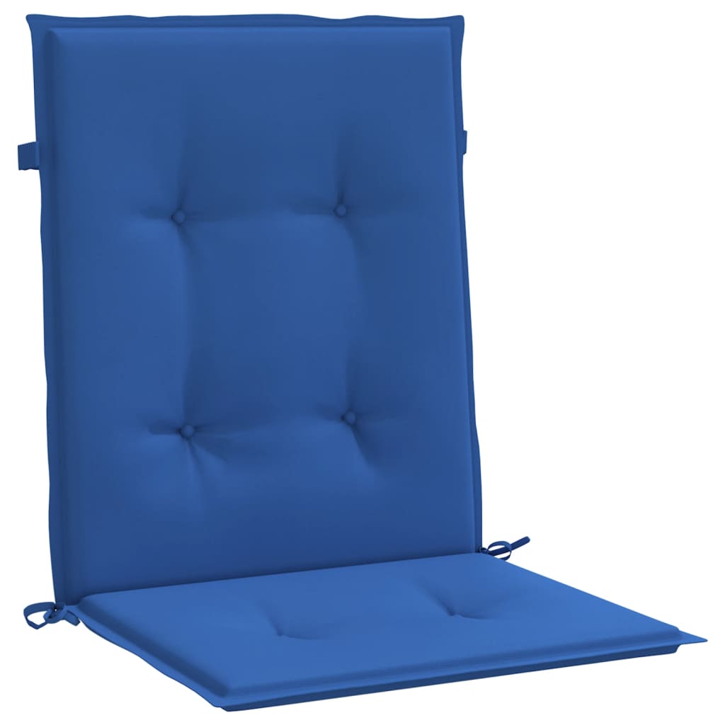 Jastuci za vrtne stolice 4 kom plavi 100 x 50 x 3 cm od tkanine