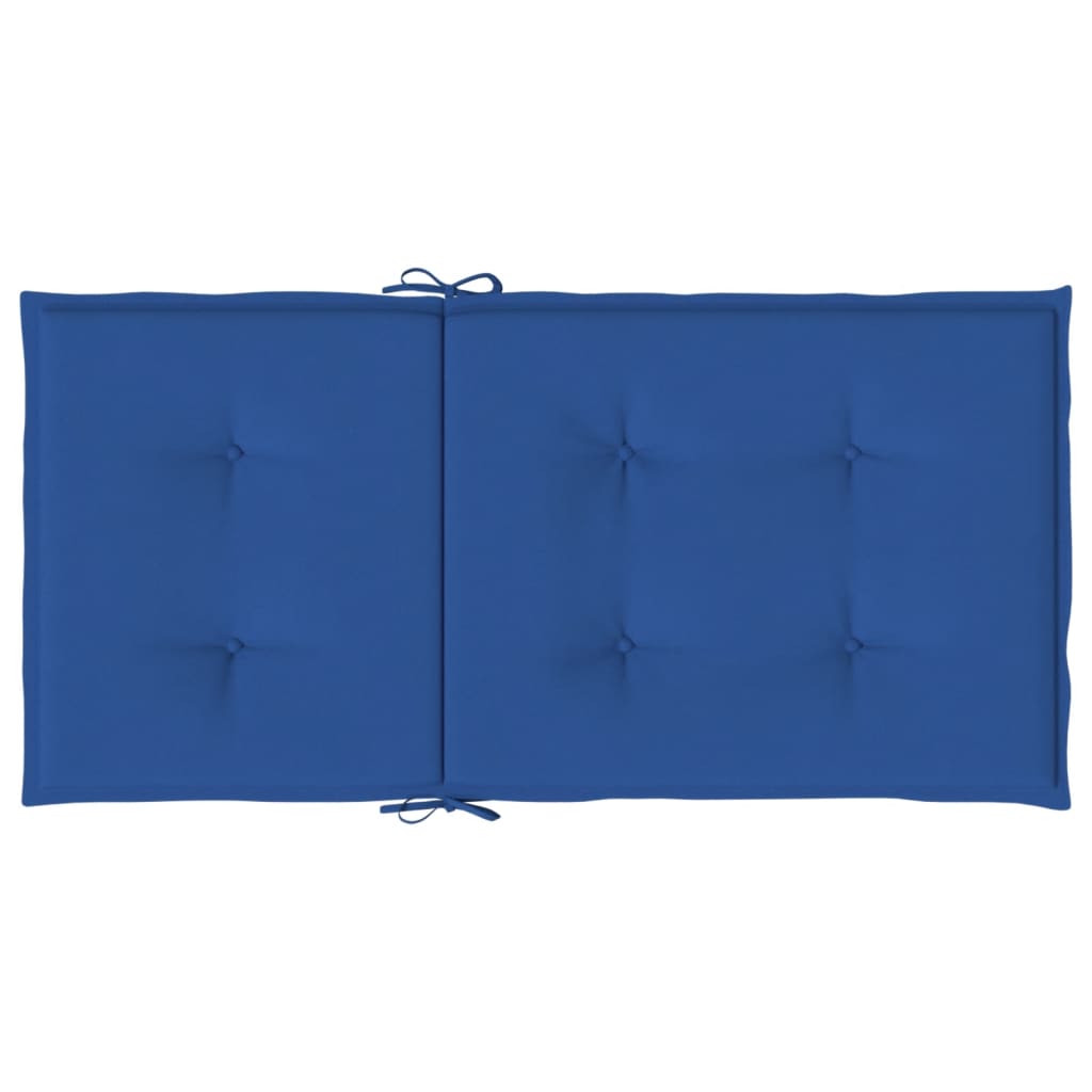 Jastuci za vrtne stolice 4 kom plavi 100 x 50 x 3 cm od tkanine