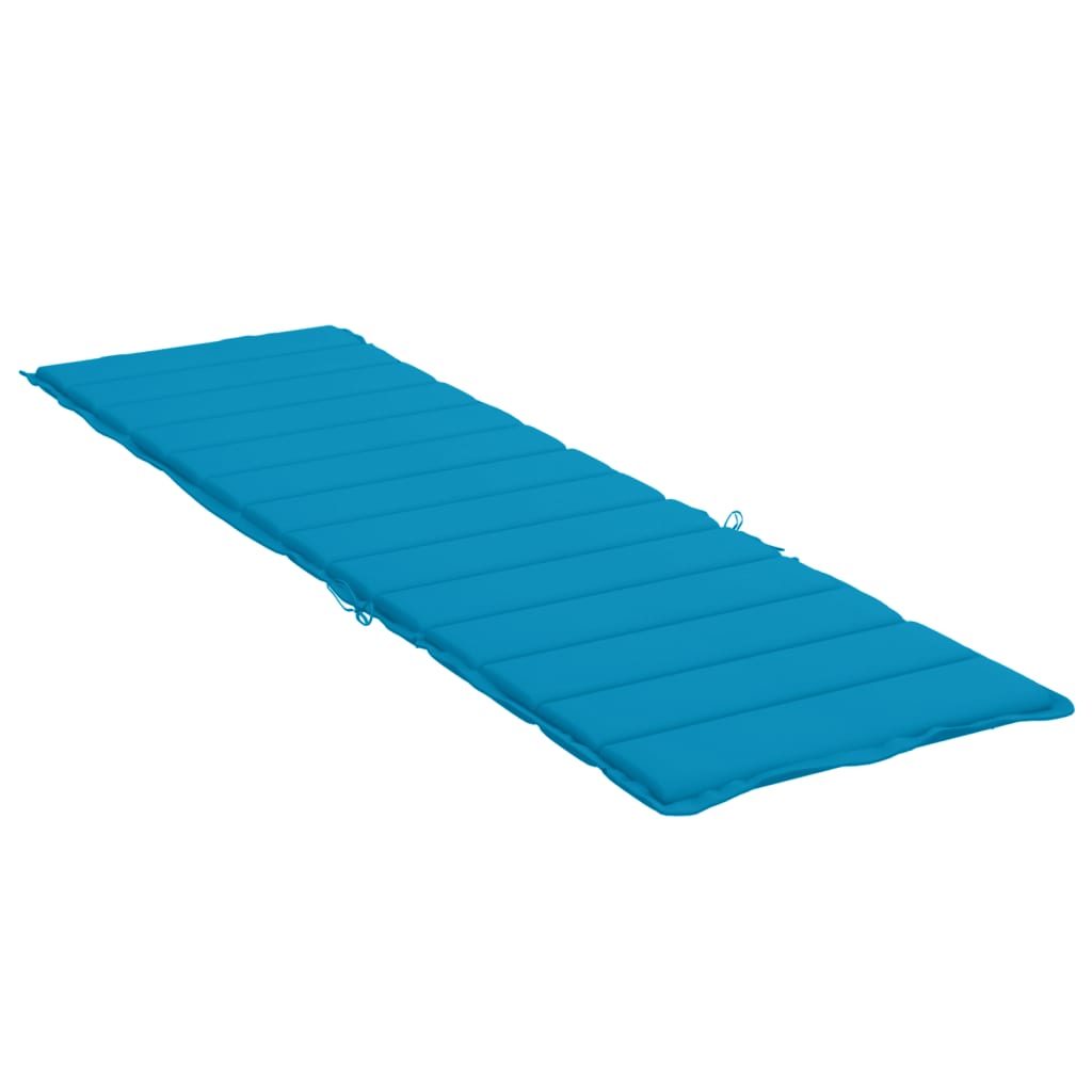 Jastuk za ležaljku plavi 200 x 60 x 3 cm od tkanine Oxford