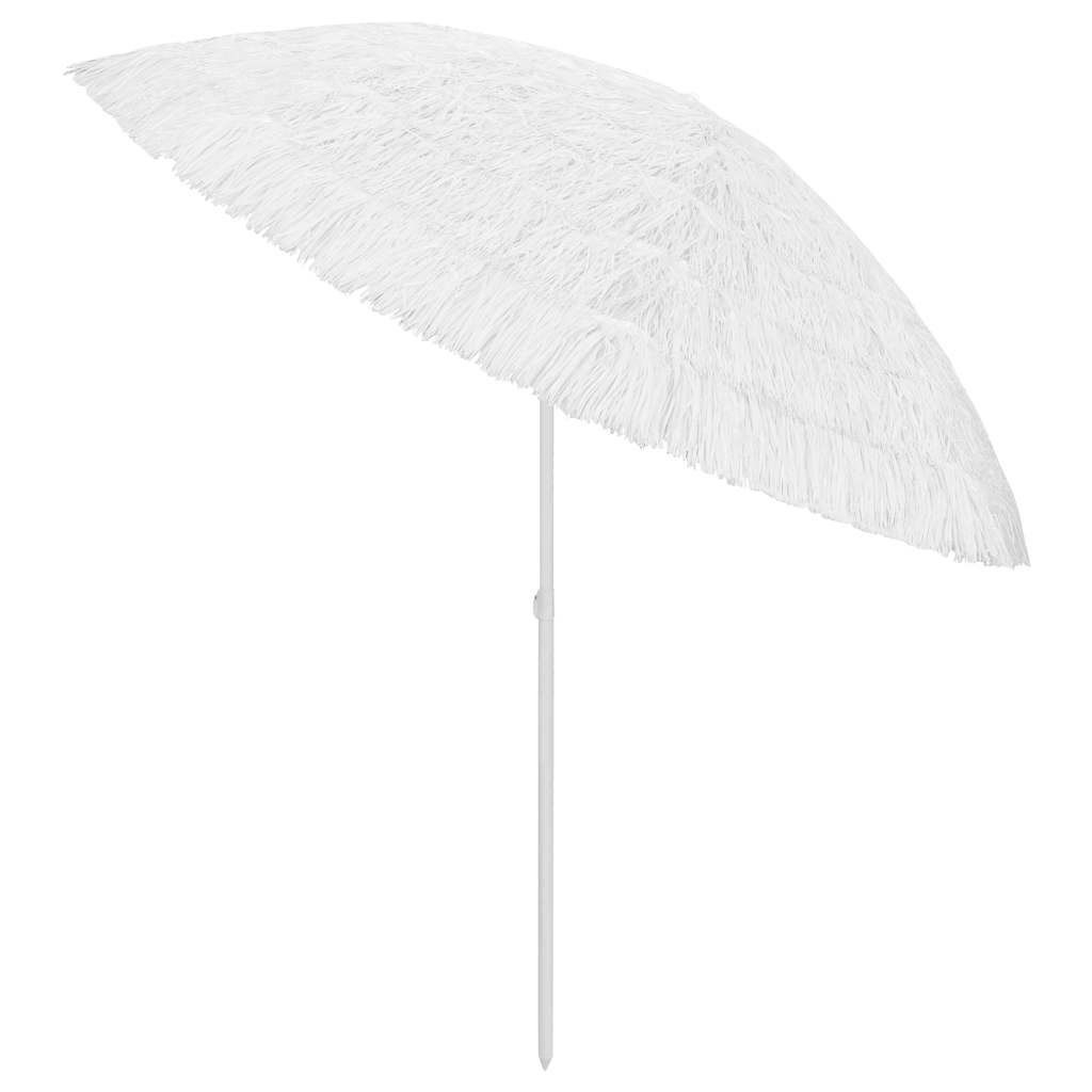 Suncobran za plažu Hawaii bijeli 300 cm