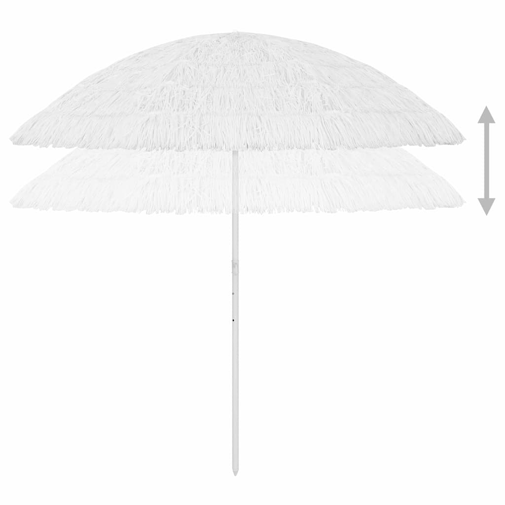 Suncobran za plažu Hawaii bijeli 300 cm