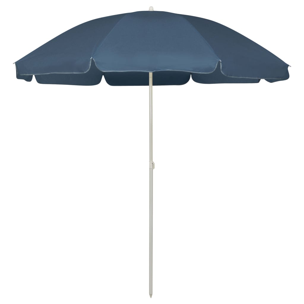 Suncobran za plažu plavi 240 cm