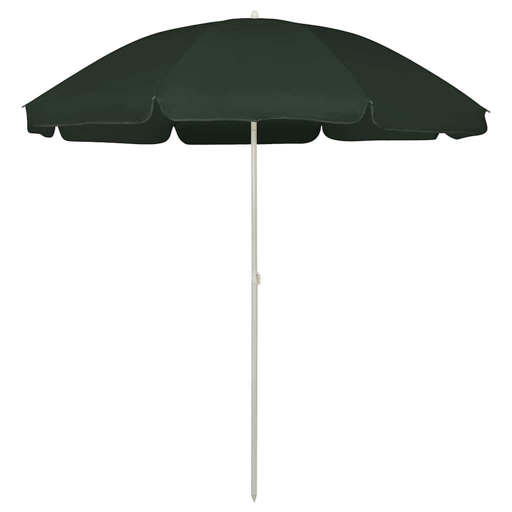 Suncobran za plažu zeleni 240 cm