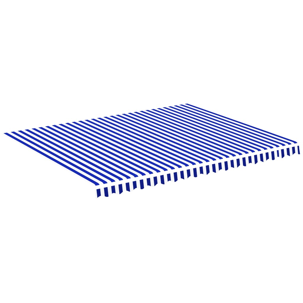 Zamjenska tkanina za tendu plavo-bijela 4,5 x 3,5 m