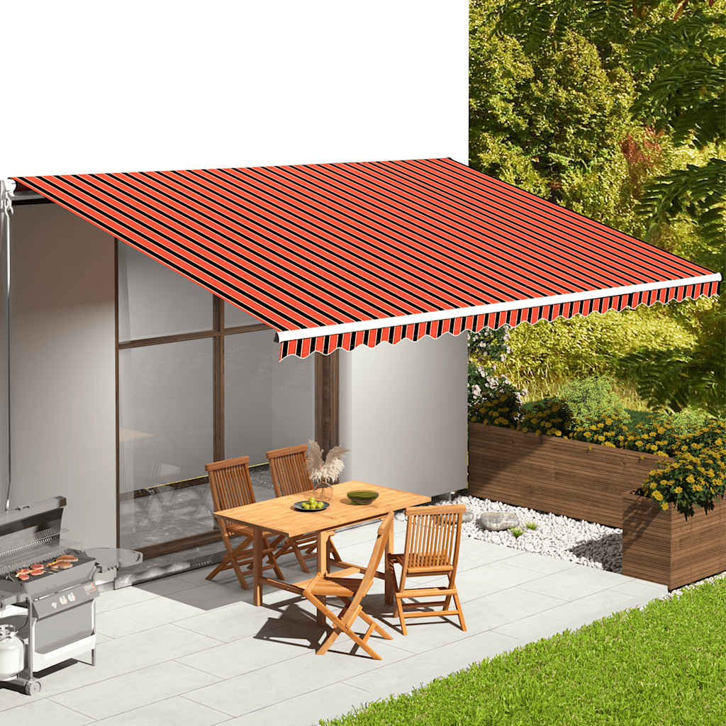 Zamjenska tkanina za tendu narančasto-smeđa 6 x 3,5 m