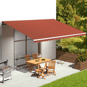 Zamjenska tkanina za tendu narančasto-smeđa 6 x 3,5 m