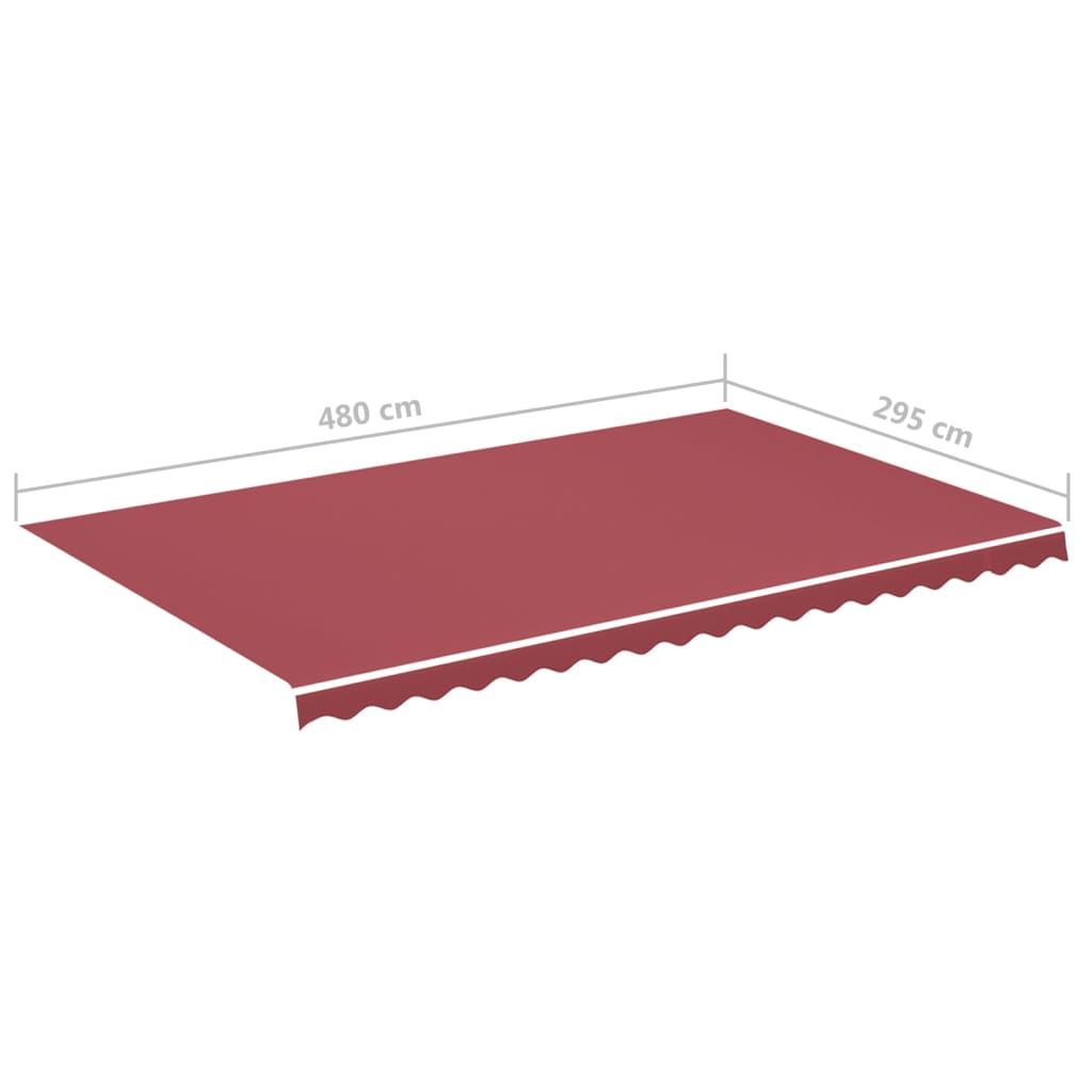 Zamjenska tkanina za tendu bordo 5 x 3 m