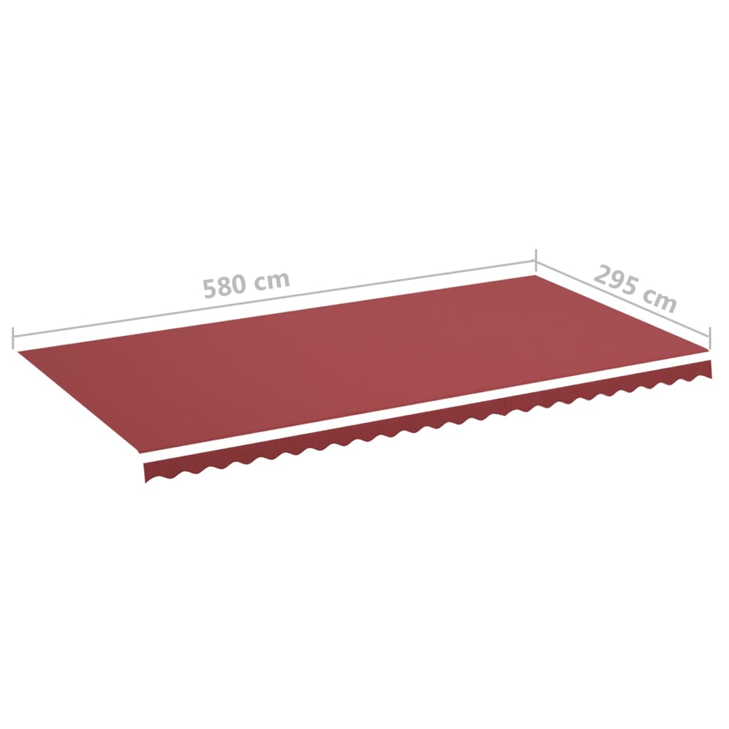 Zamjenska tkanina za tendu bordo 6 x 3 m