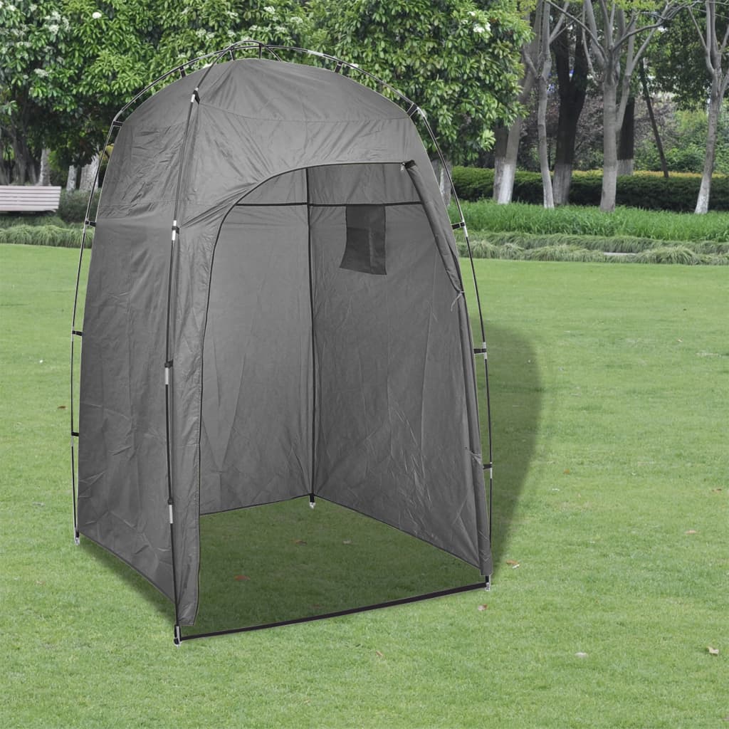 Šator za tuš/WC/presvlačenje sivi