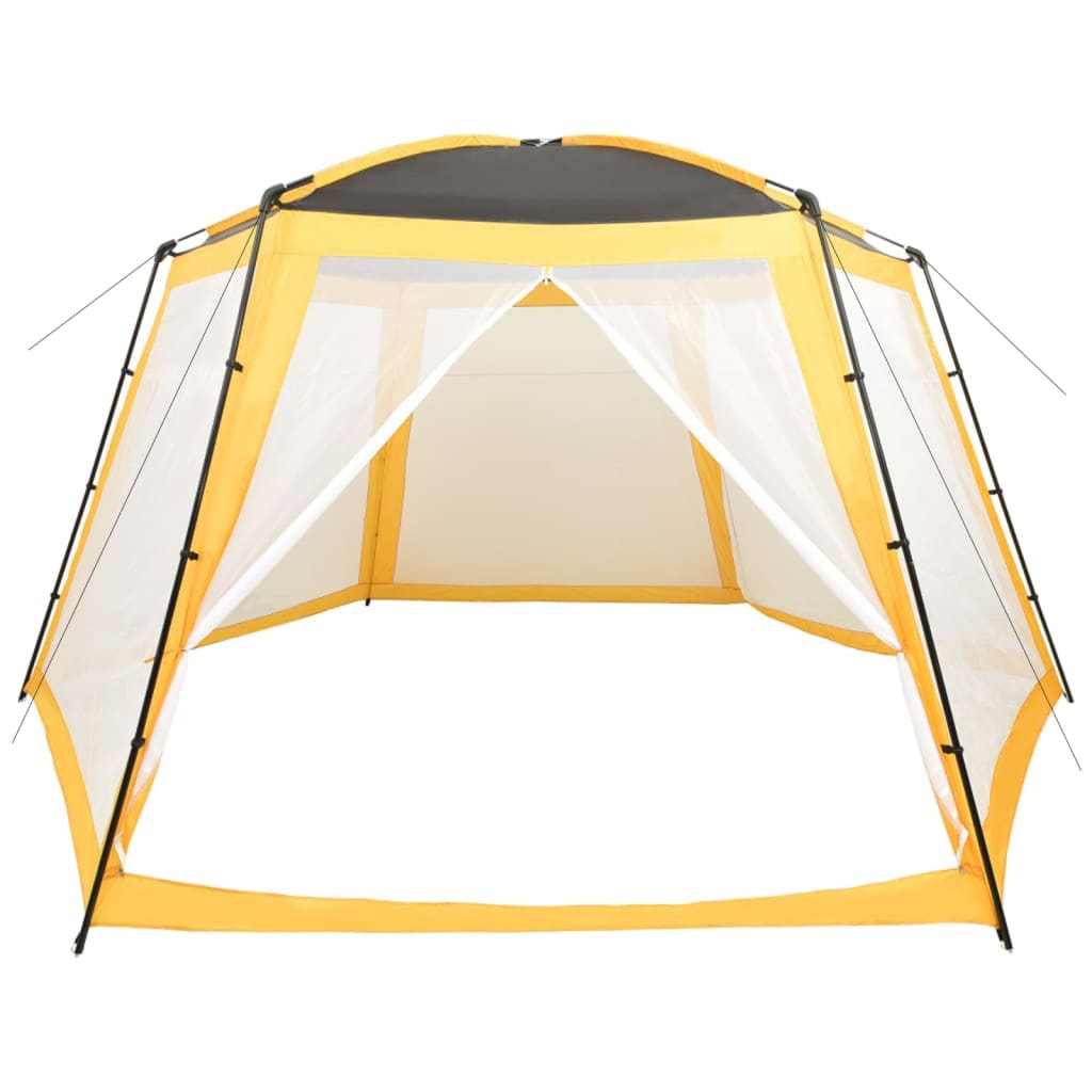 Šator za bazen od tkanine 590 x 520 x 250 cm žuti