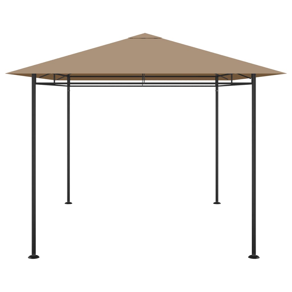 Sjenica 384x281x270 cm smeđe-siva 180 g/m²