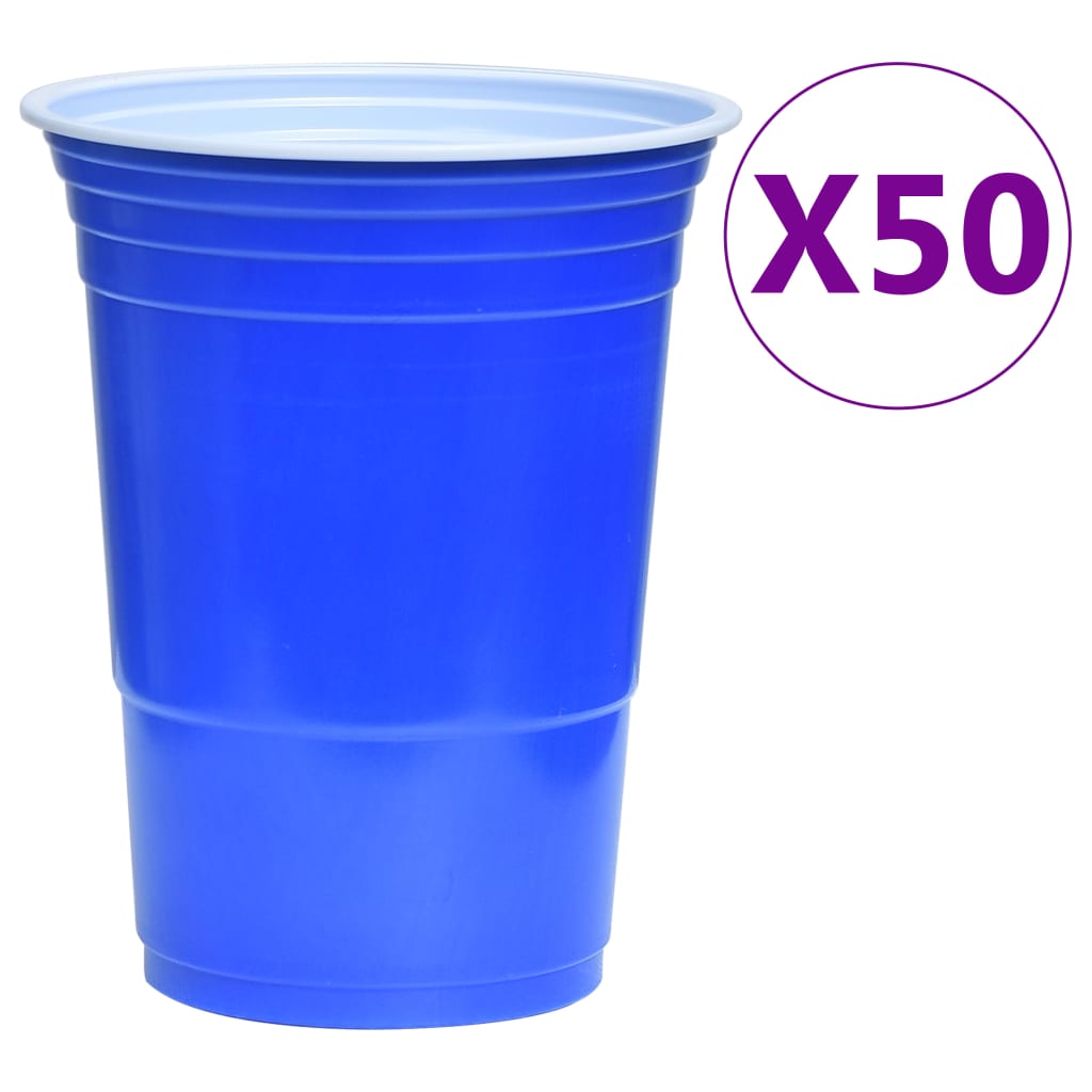 Sklopivi stol za pivski pong s čašama i lopticama 240 cm