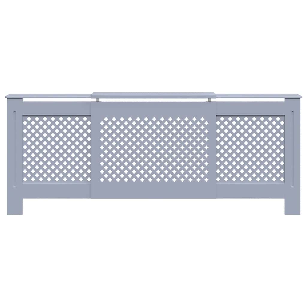 Pokrov za radijator MDF sivi 205 cm