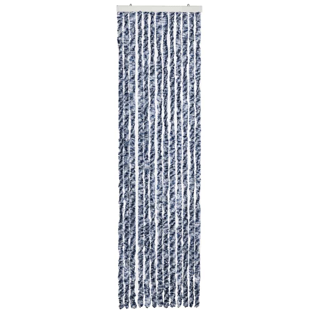 Zastor protiv insekata plavo-bijeli 56 x 200 cm šenil