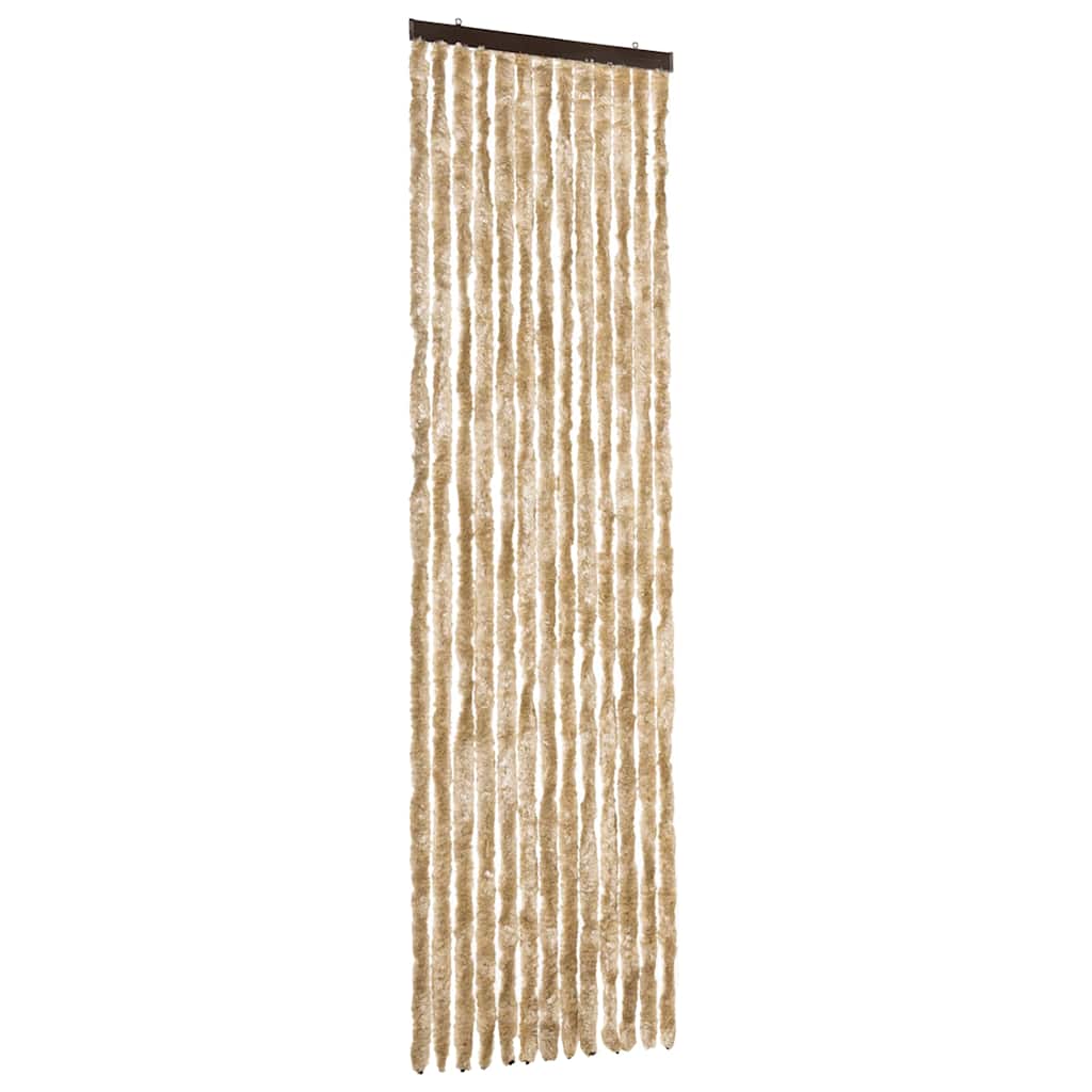 Zastor protiv insekata bež 56 x 200 cm šenil