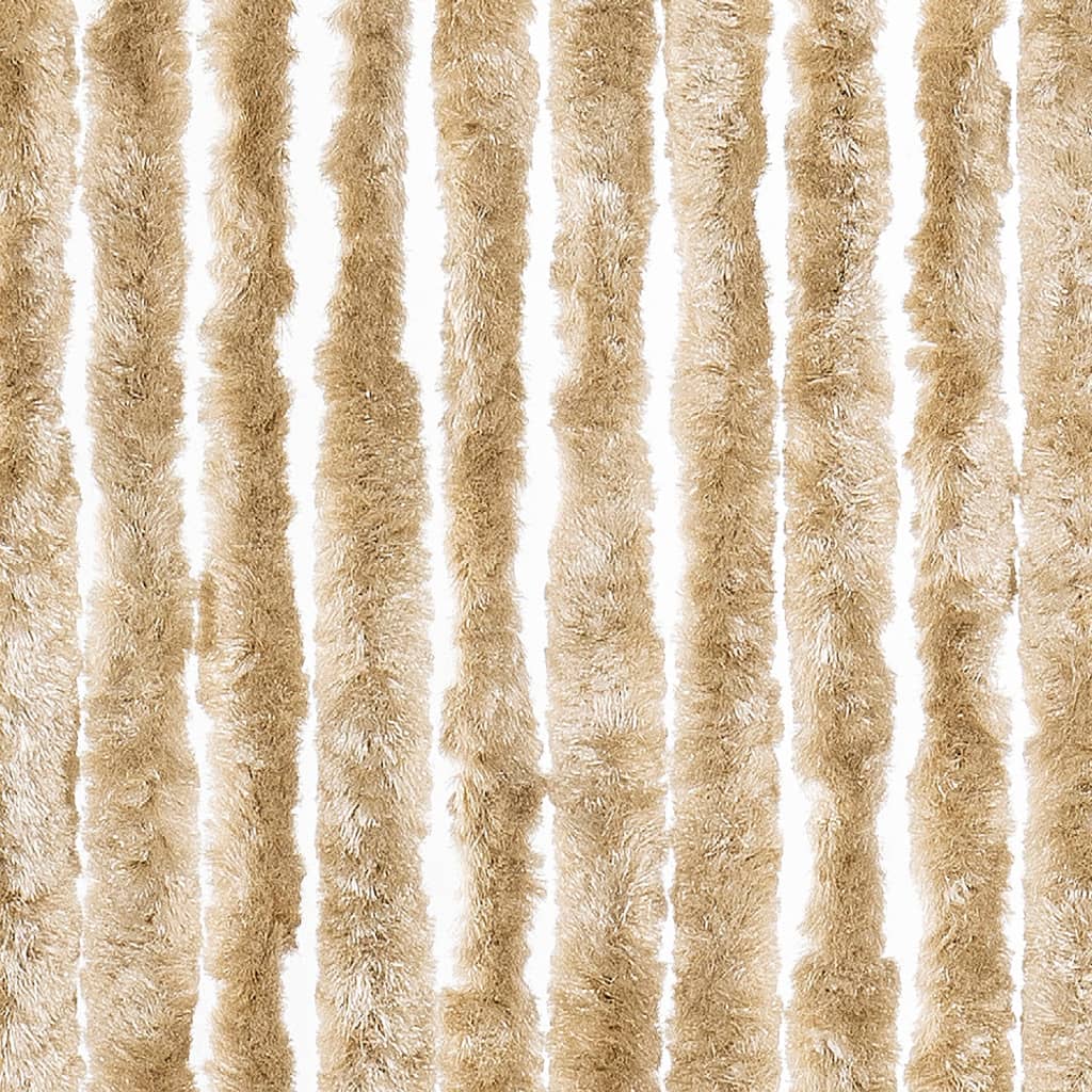 Zastor protiv insekata bež 90 x 200 cm šenil