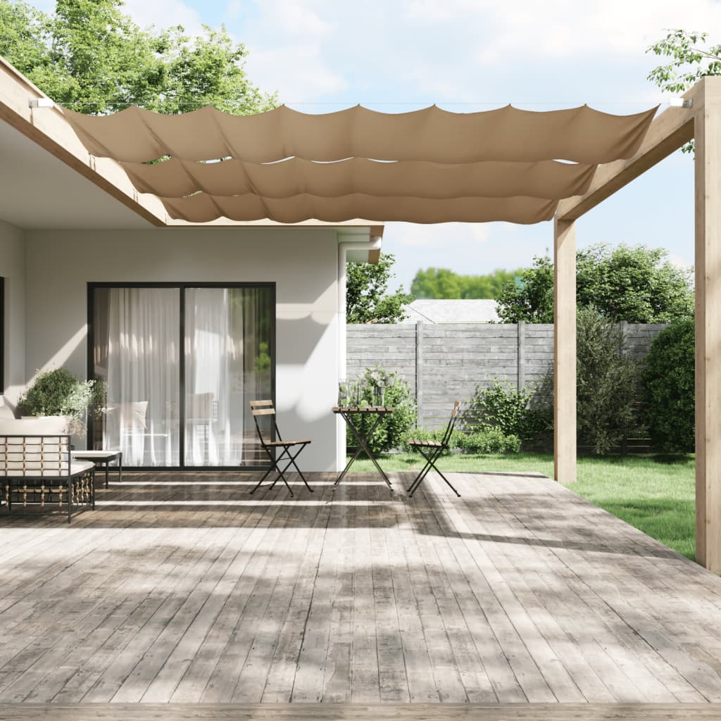 Okomita tenda smeđe-siva 140 x 420 cm od tkanine Oxford
