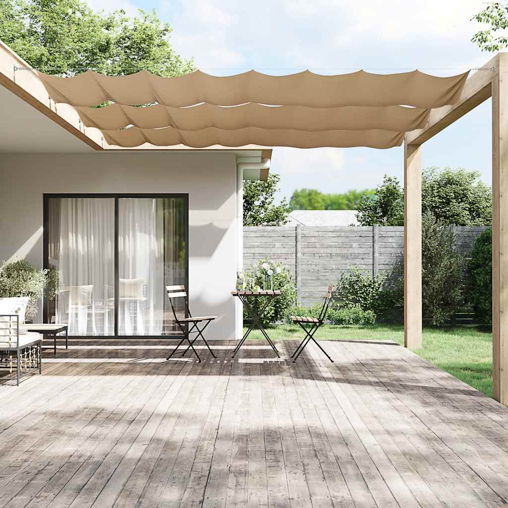 Okomita tenda smeđe-siva 140 x 600 cm od tkanine Oxford