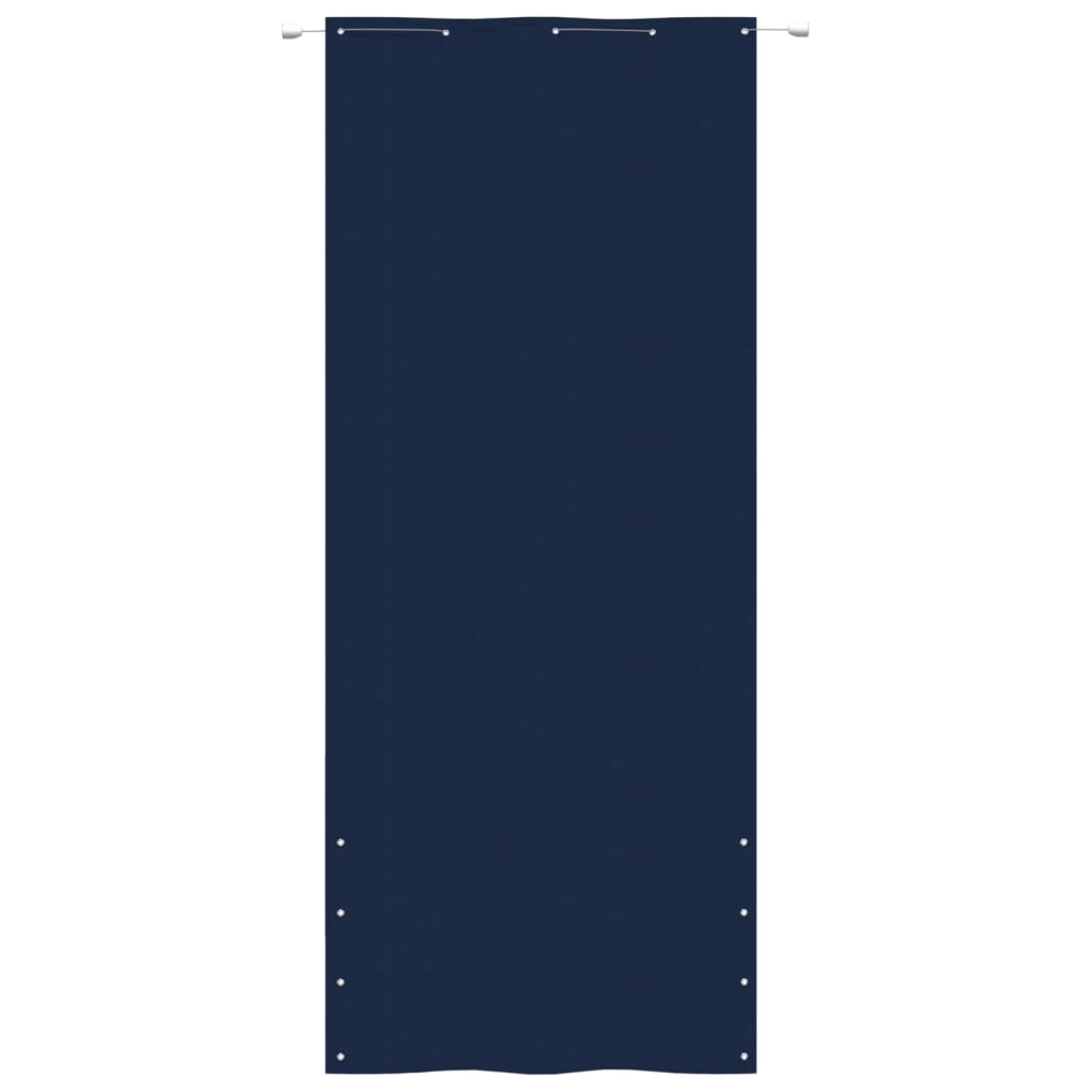 Balkonski zastor plavi 100 x 240 cm od tkanine Oxford
