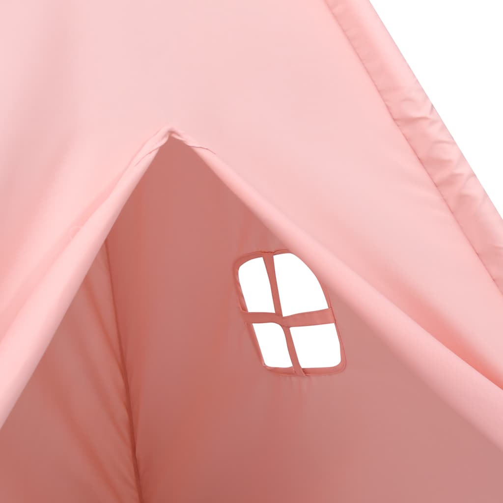 Dječji šator tipi od breskvine kore ružičasti 120x120x150 cm