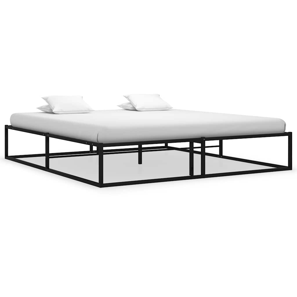 Okvir za krevet crni metalni 180 x 200 cm