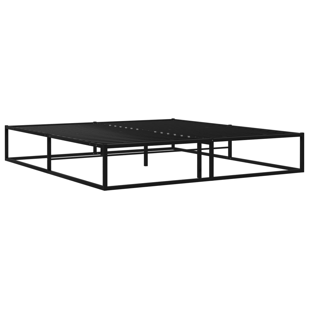 Okvir za krevet crni metalni 180 x 200 cm
