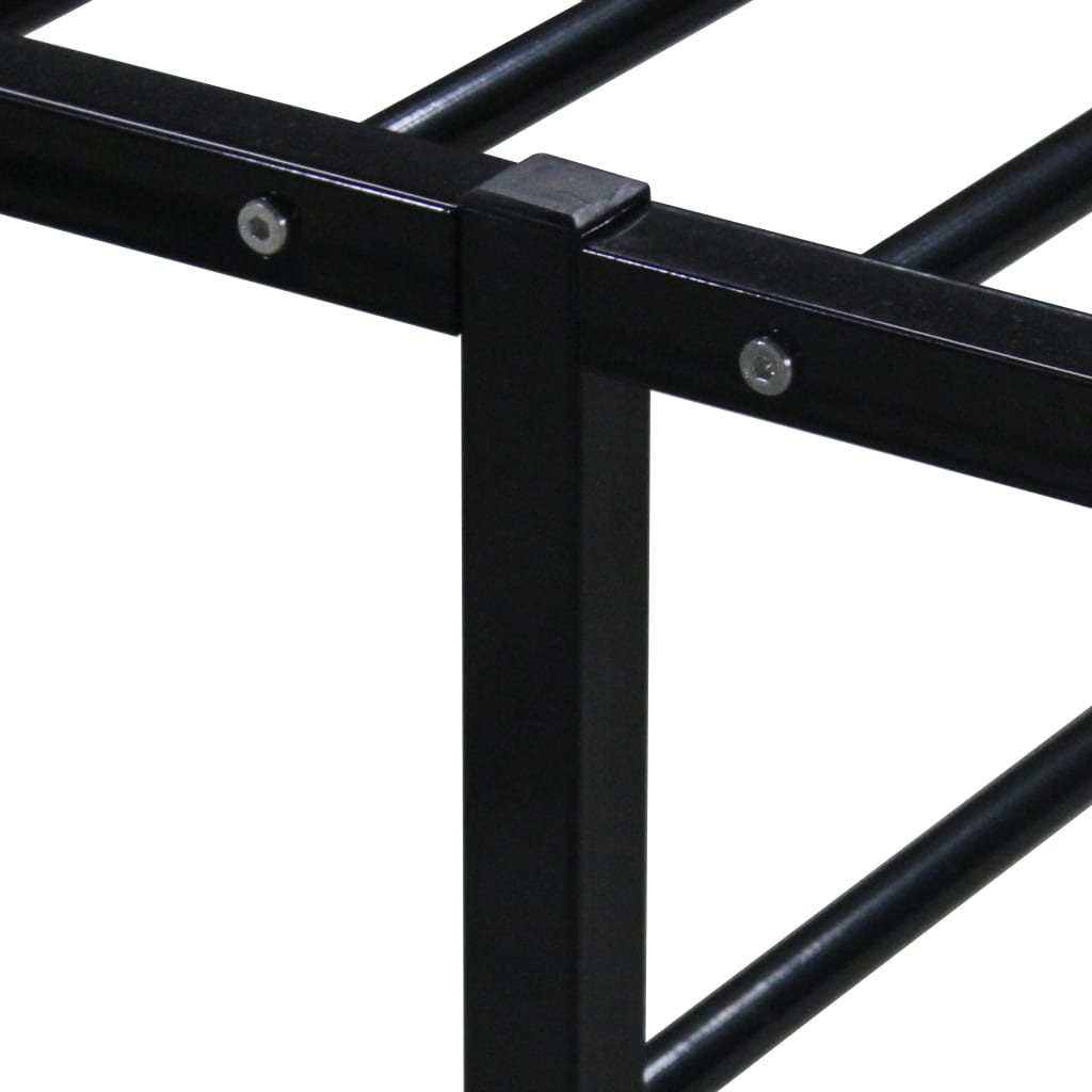 Okvir za krevet crni metalni 180 x 200 cm