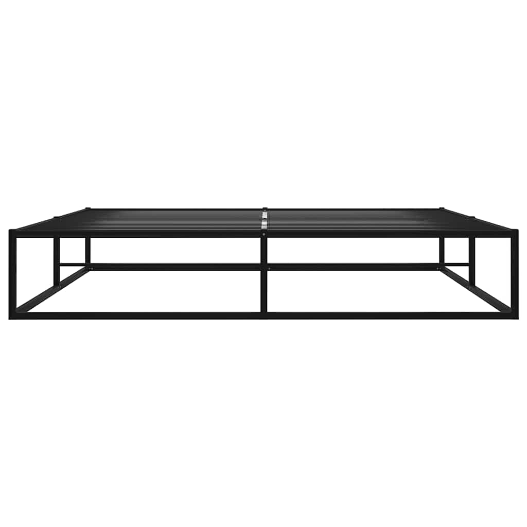 Okvir za krevet crni metalni 200 x 200 cm