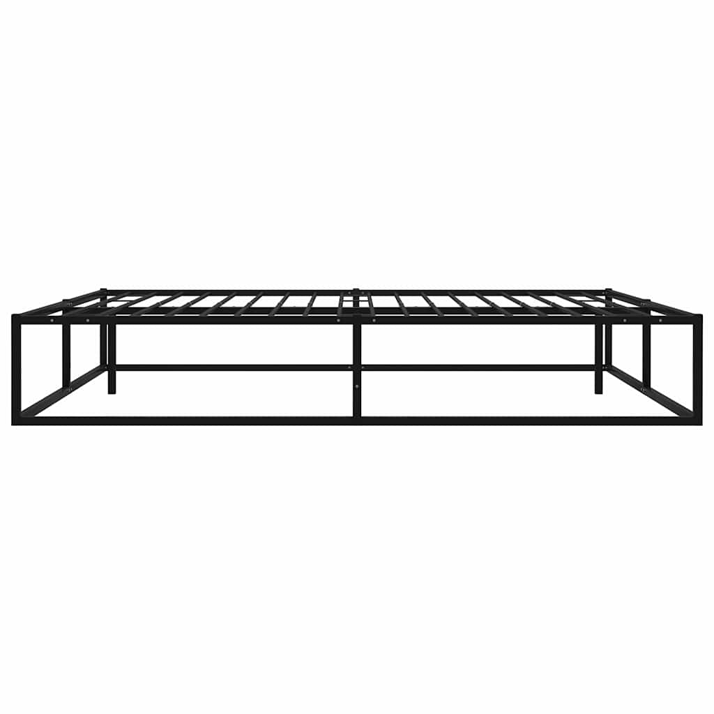 Okvir za krevet crni metalni 200 x 200 cm