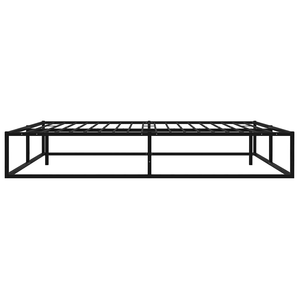 Okvir za krevet crni metalni 200 x 200 cm