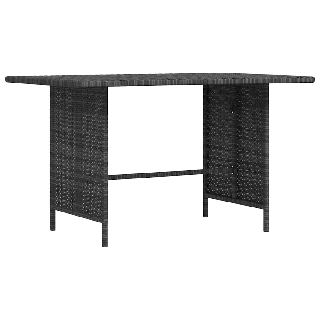 Vrtni blagovaonski stol sivi 110 x 70 x 65 cm od poliratana