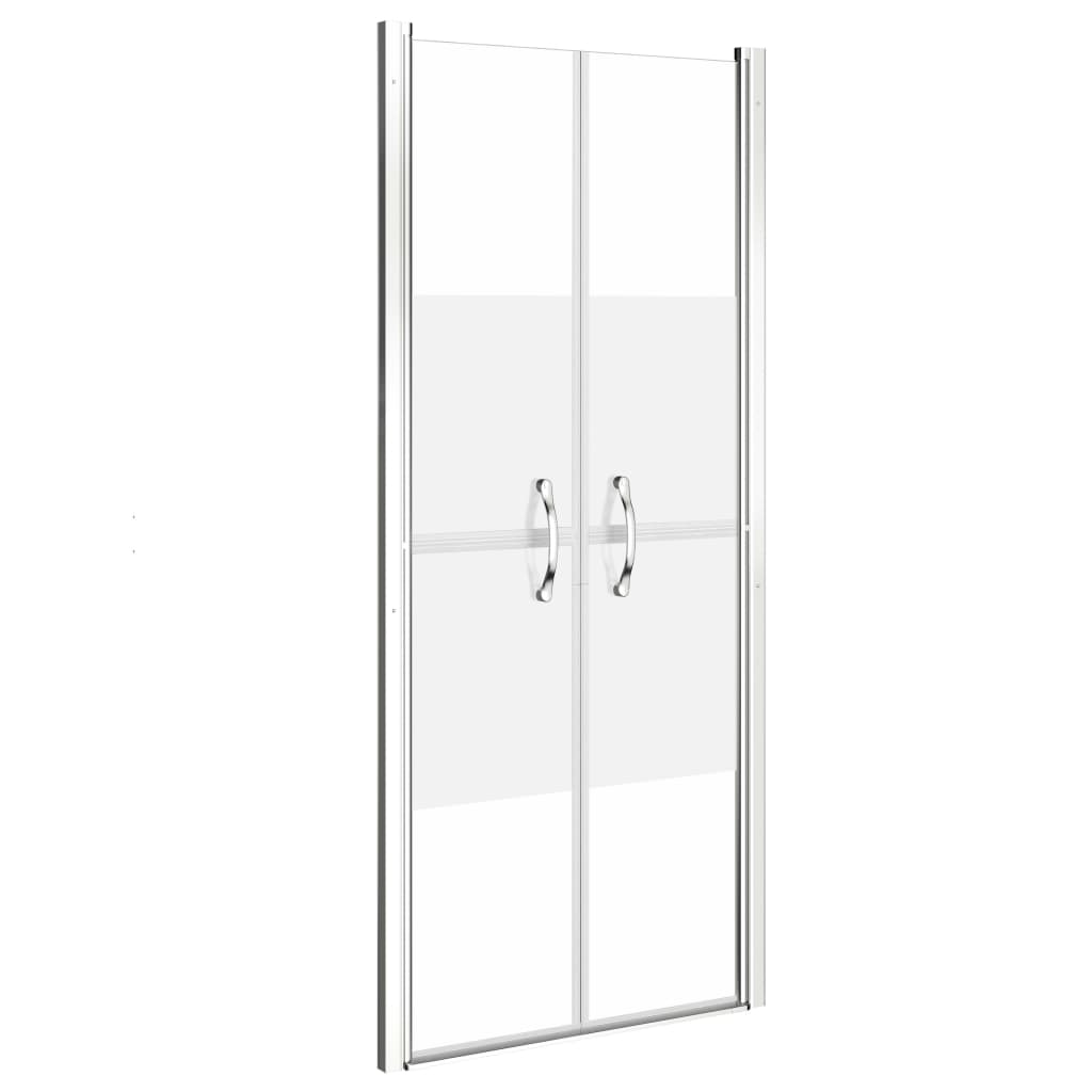 Vrata za tuš-kabinu napola matirana ESG 76 x 190 cm