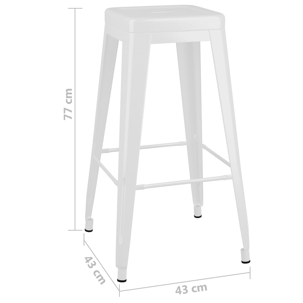 7-dijelni barski set crno-bijeli