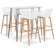 5-dijelni barski set bijeli