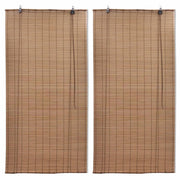 Rolete od bambusa 2 kom 100 x 160 cm smeđe
