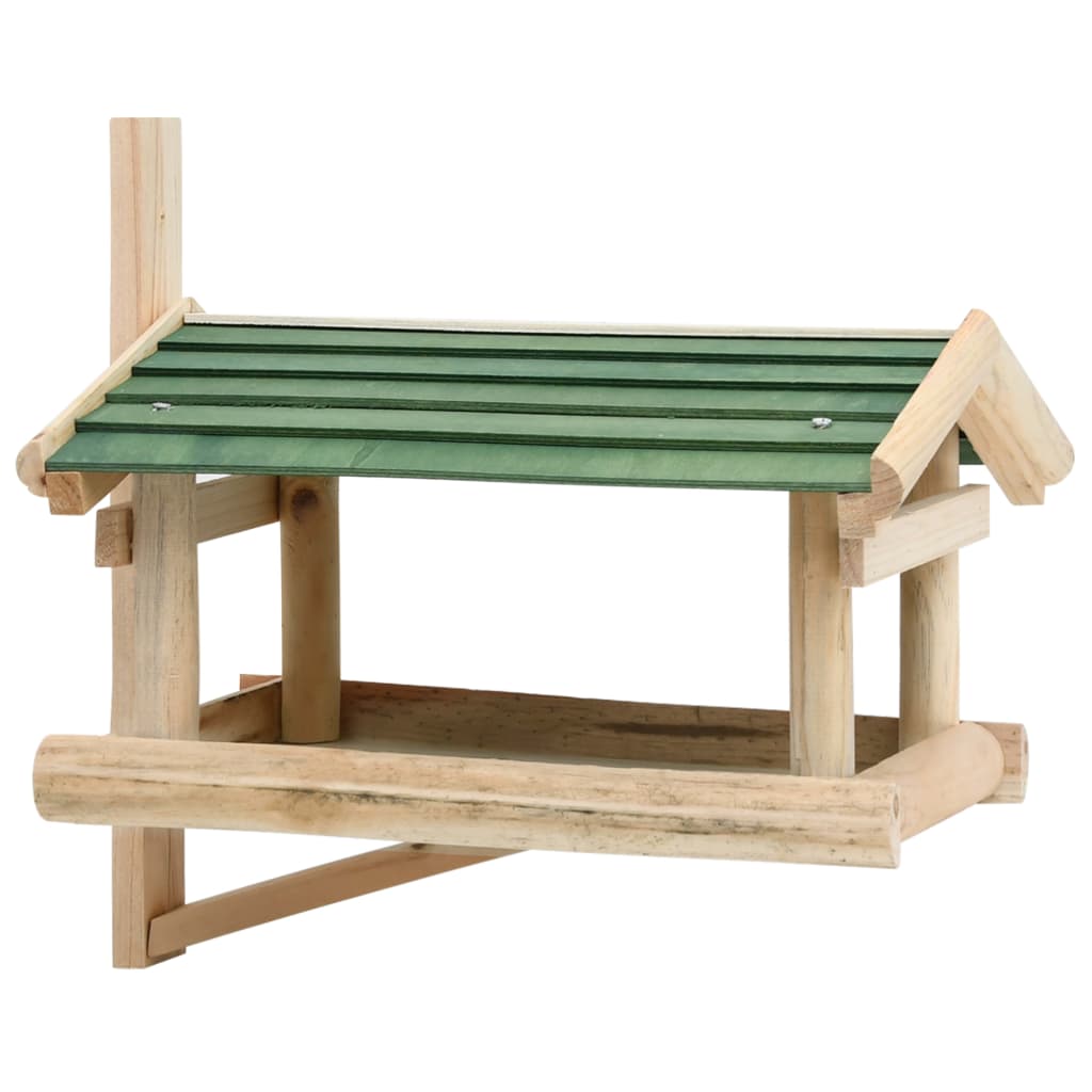 Hranilica za ptice od masivnog drva 35 x 29,5 x 21 cm
