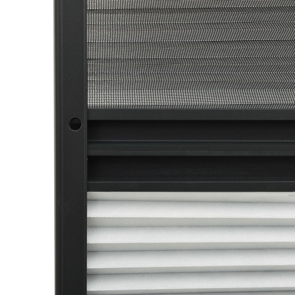 Nabrani zaslon protiv insekata za prozore aluminijski 80x100 cm