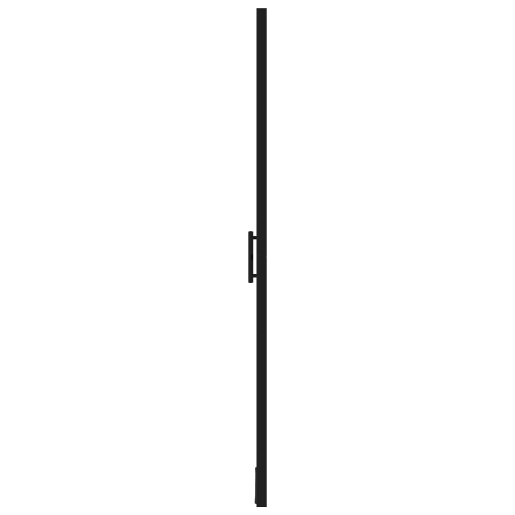 Vrata za tuš od kaljenog stakla 81 x 195 cm crna