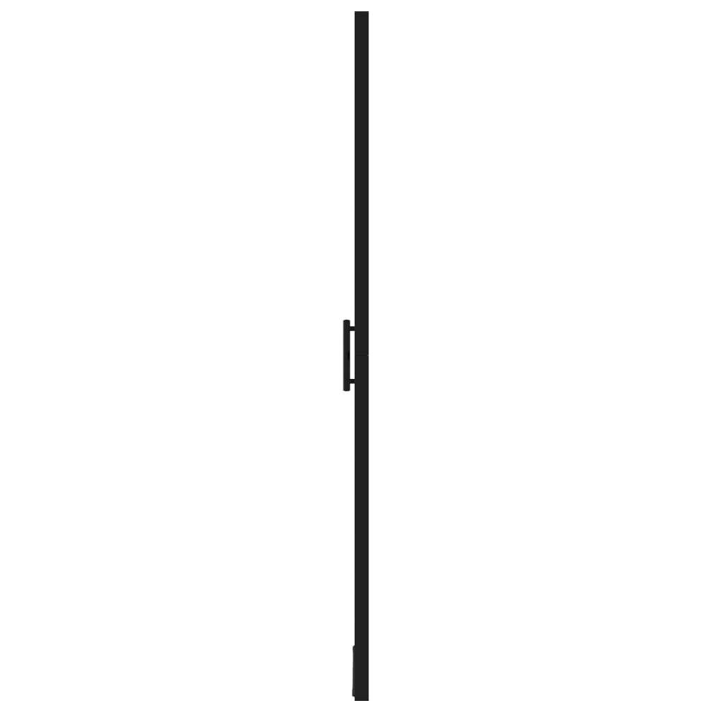 Vrata za tuš od kaljenog stakla 91 x 195 cm crna