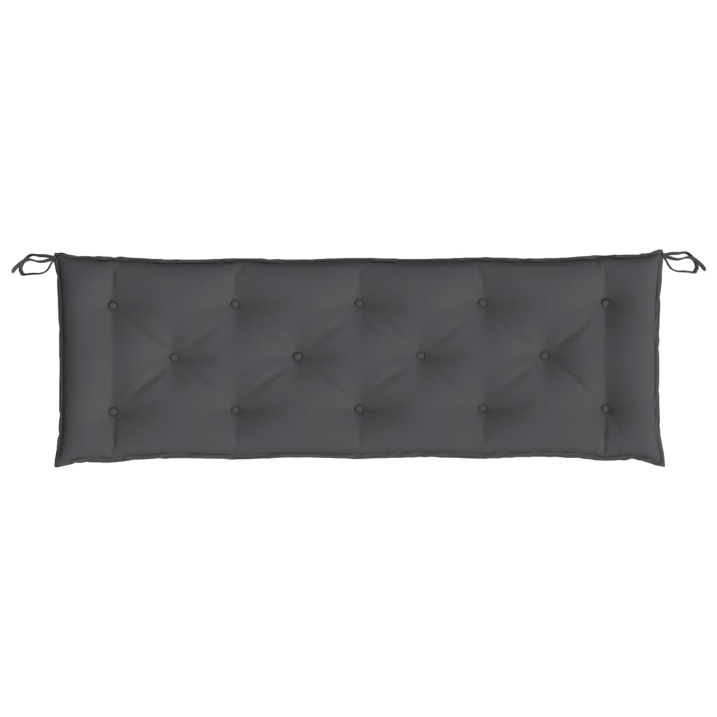 Jastuk za vrtnu klupu antracit 150 x 50 x 7 cm tkanina Oxford