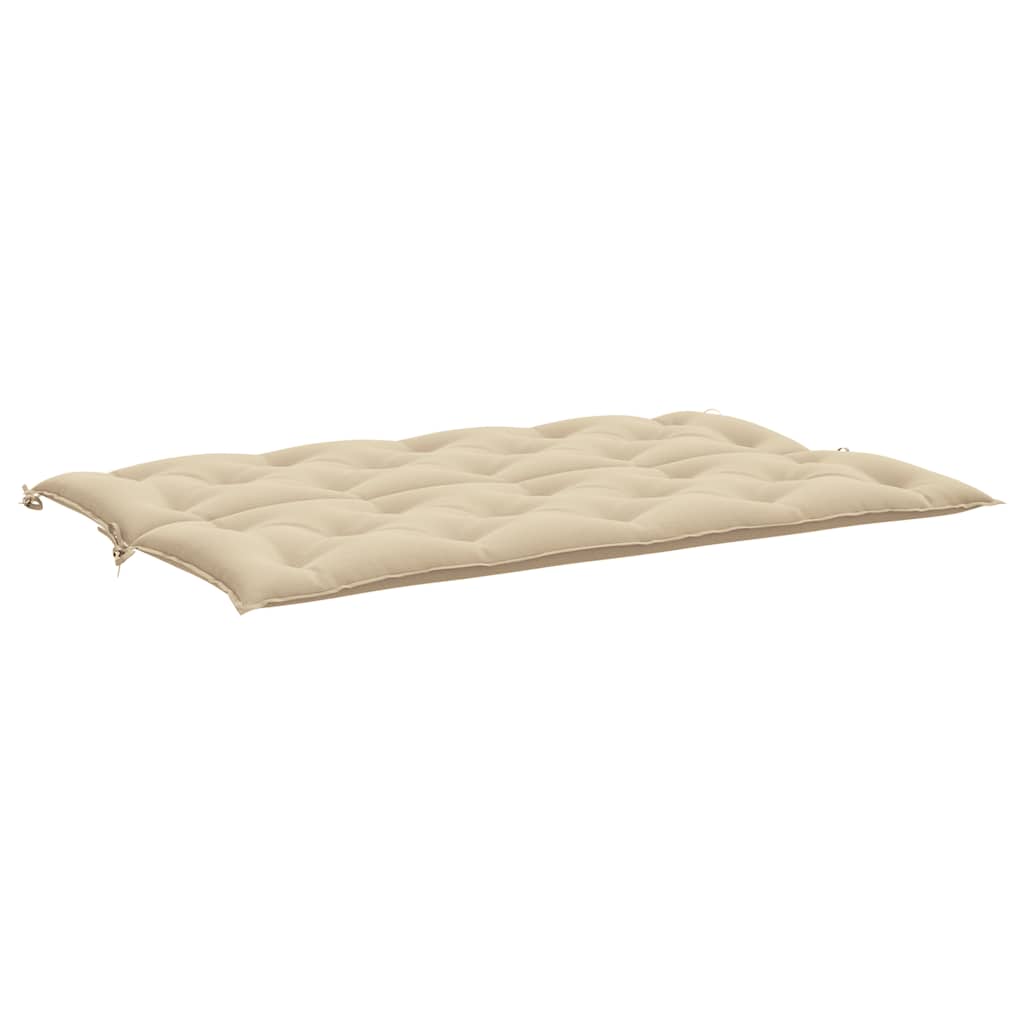 Jastuk za vrtnu klupu bež 150 x (50 + 50) x 7 cm tkanina Oxford