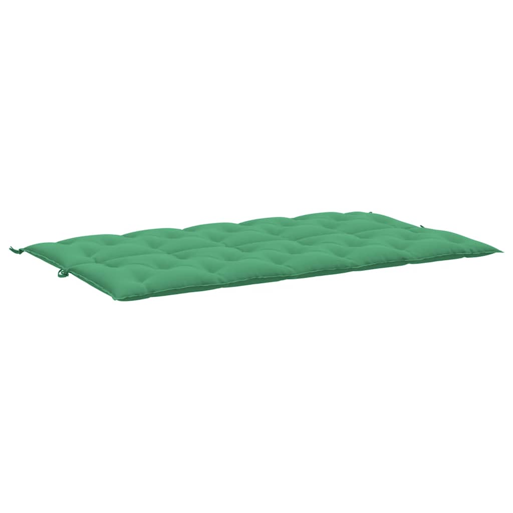 Jastuk za vrtnu klupu zeleni 180x(50+50)x7 cm od tkanine Oxford
