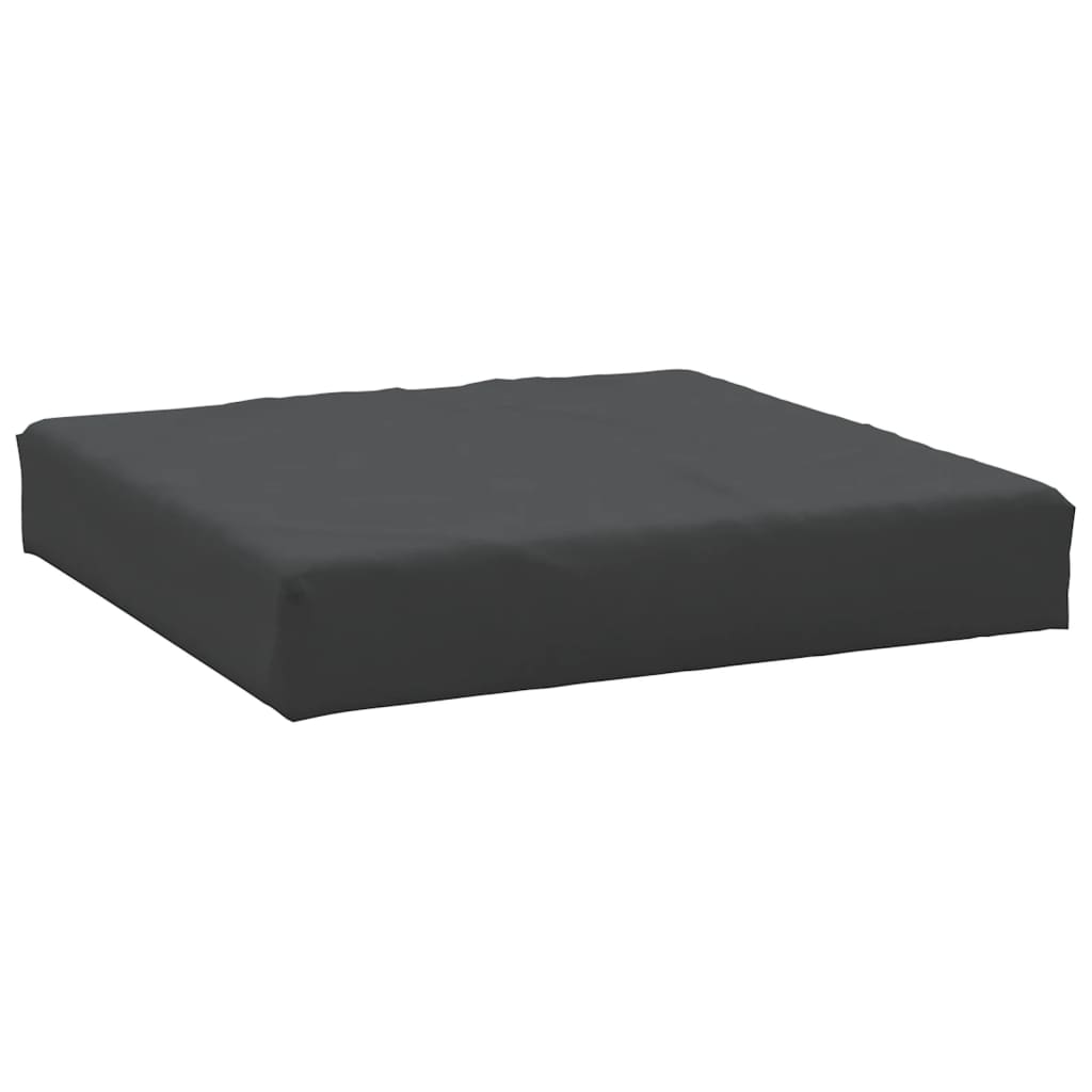 Paletni podni jastuk od tkanine 60 x 60 x 6 cm crni
