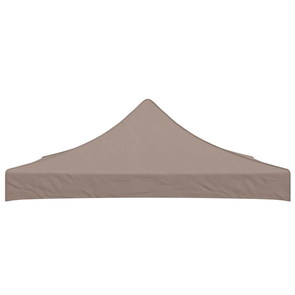 Krov za šator za zabave 3 x 3 m smeđe-sivi 270 g/m²